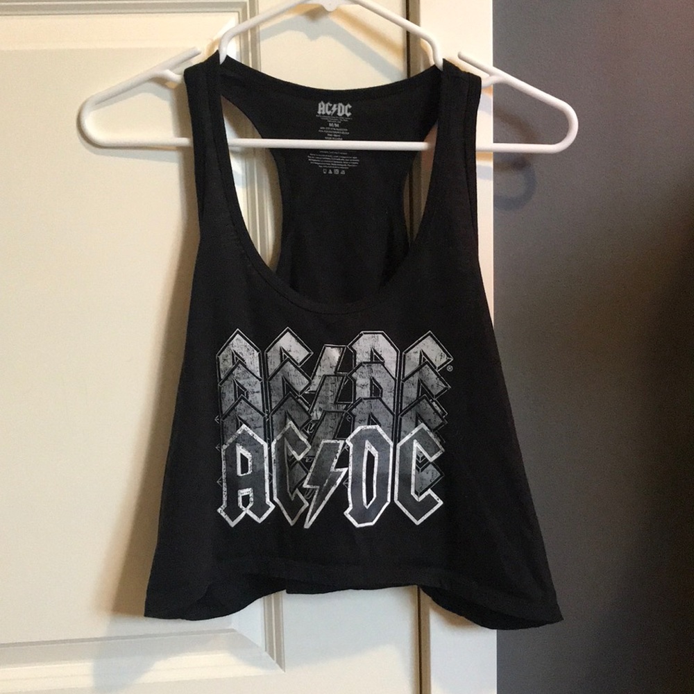 AC/DC cropped tank